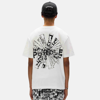 Purple Brand White Shattered T-Shirt