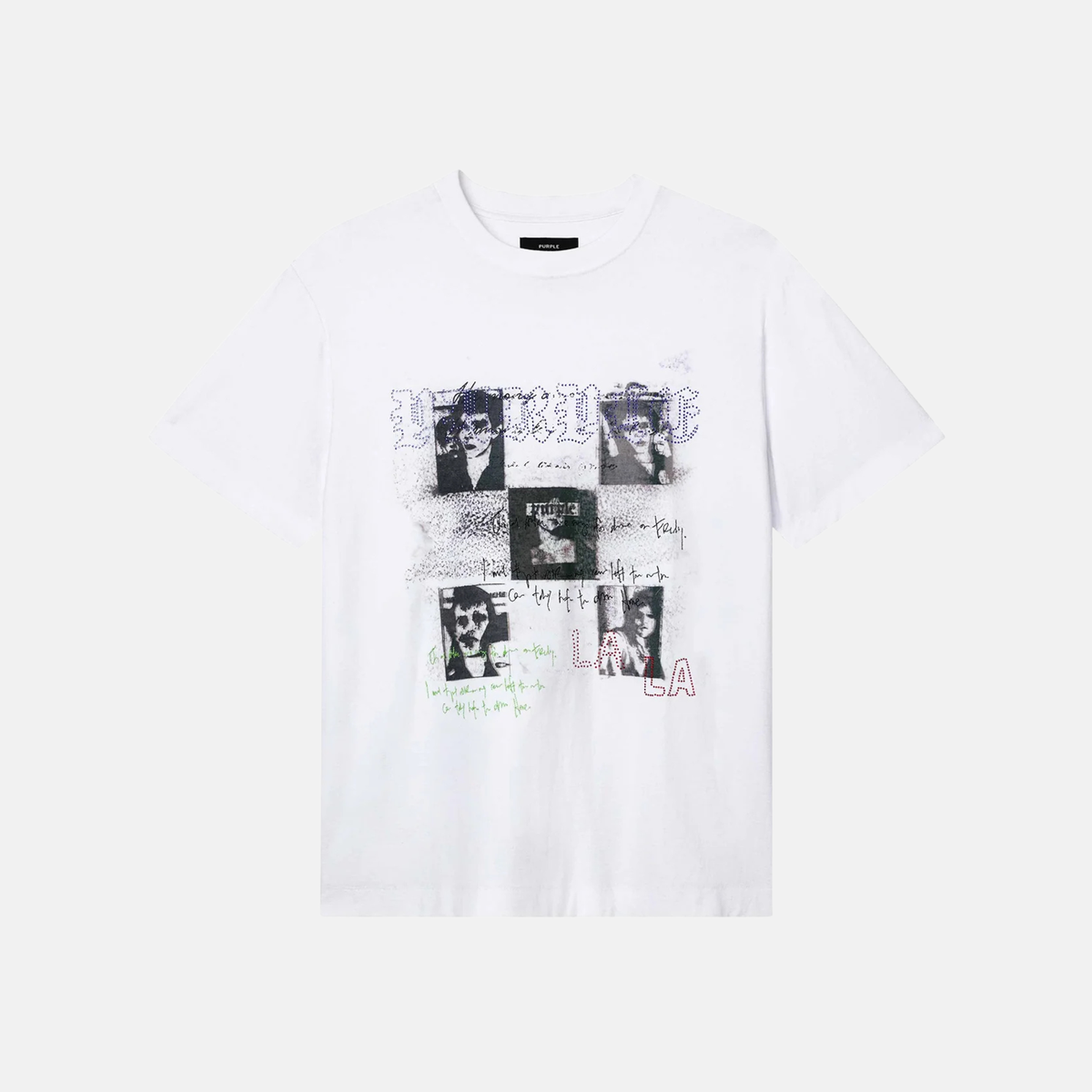 Purple Brand White Portraits T-Shirt