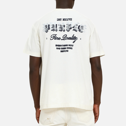 Purple Brand Off White Textured Logo Jersey