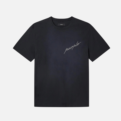 Purple Brand Black Signature T-Shirt