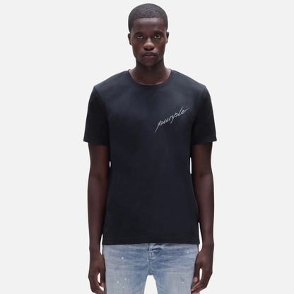 Purple Brand Black Signature T-Shirt