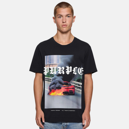 Purple Brand Black Smoke Show T-Shirt