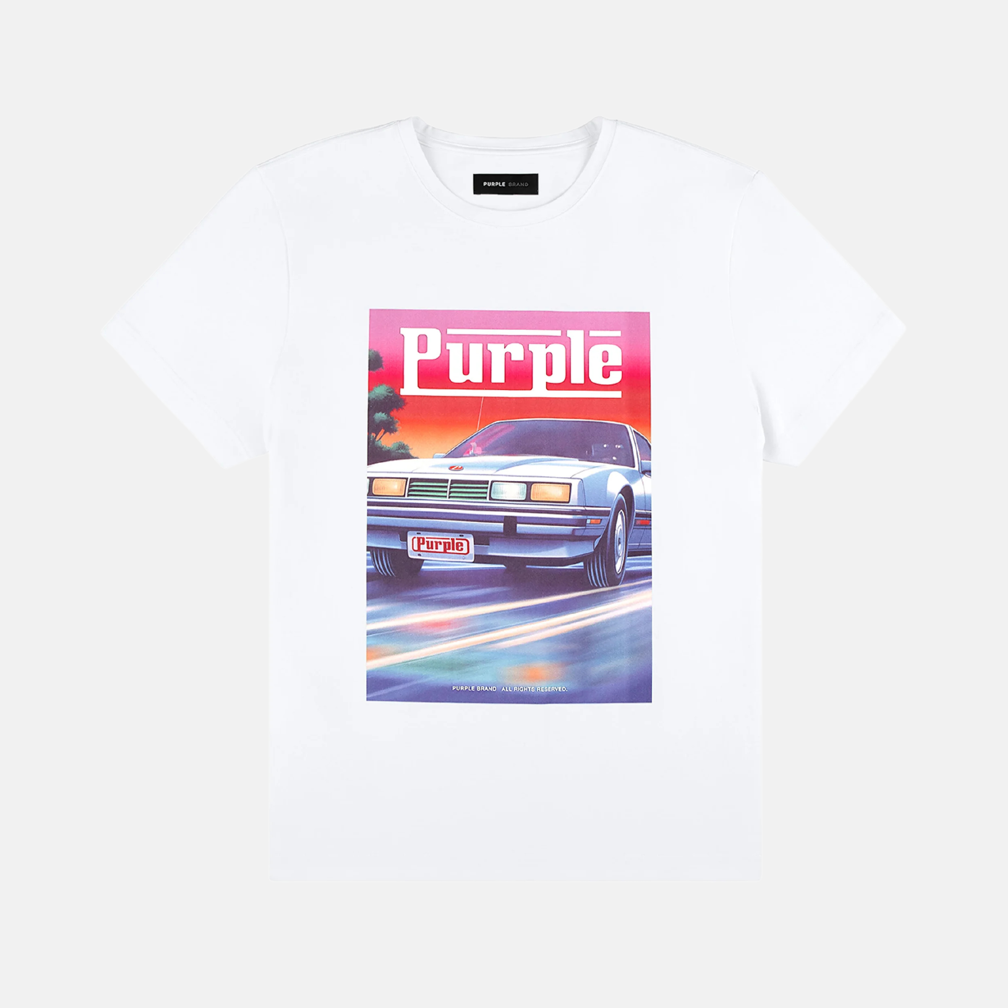 Purple Brand Brilliant White Cruise T-Shirt