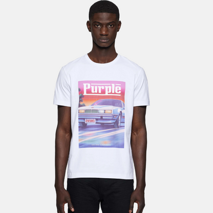 Purple Brand Brilliant White Cruise T-Shirt