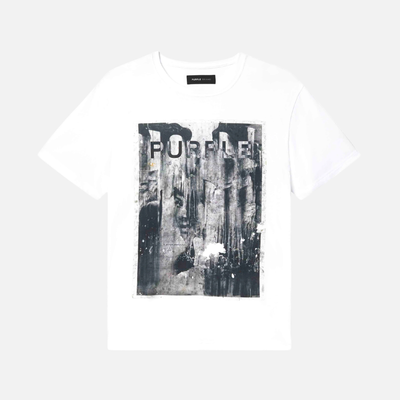 Purple Brand White Parking Lot T-Shirt
