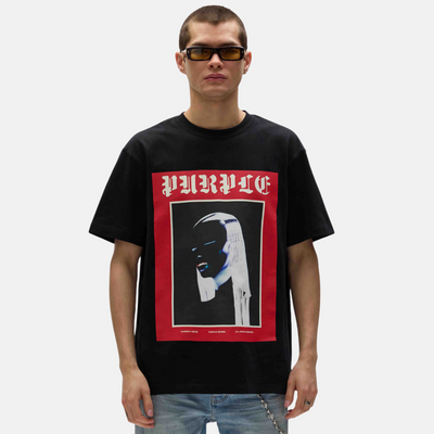 Purple Brand Black Cover T-Shirt