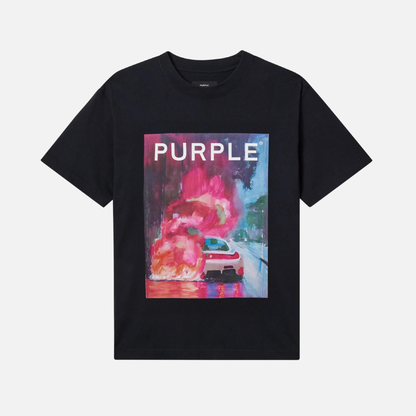 Purple Brand Black Up in Smoke Carefree T-Shirt