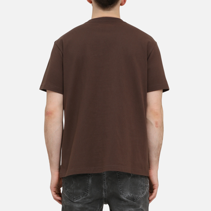 Purple Brand Brown Black Slab Wordmark T-Shirt