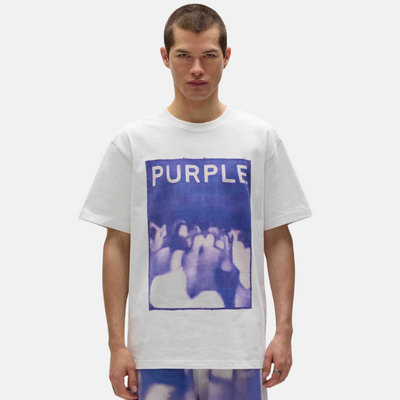 Purple Brand White Crowd T-Shirt