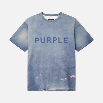 Purple Brand Blue Heavyweight Wordmark T-Shirt