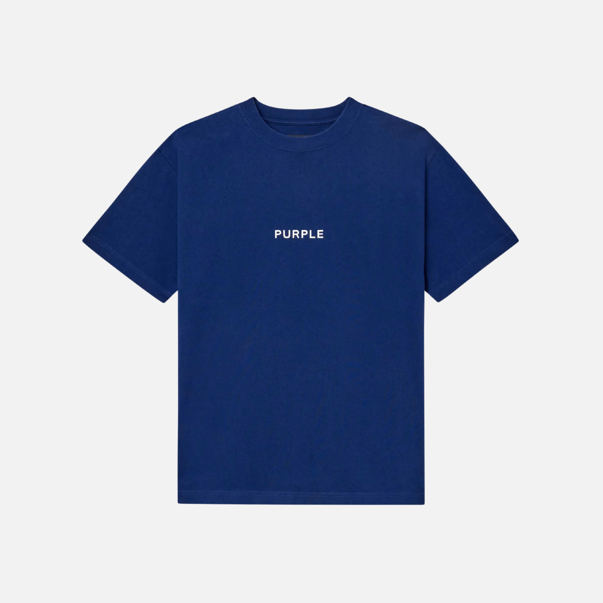 Purple Brand Pageant Blue Wordmark Cut T-Shirt