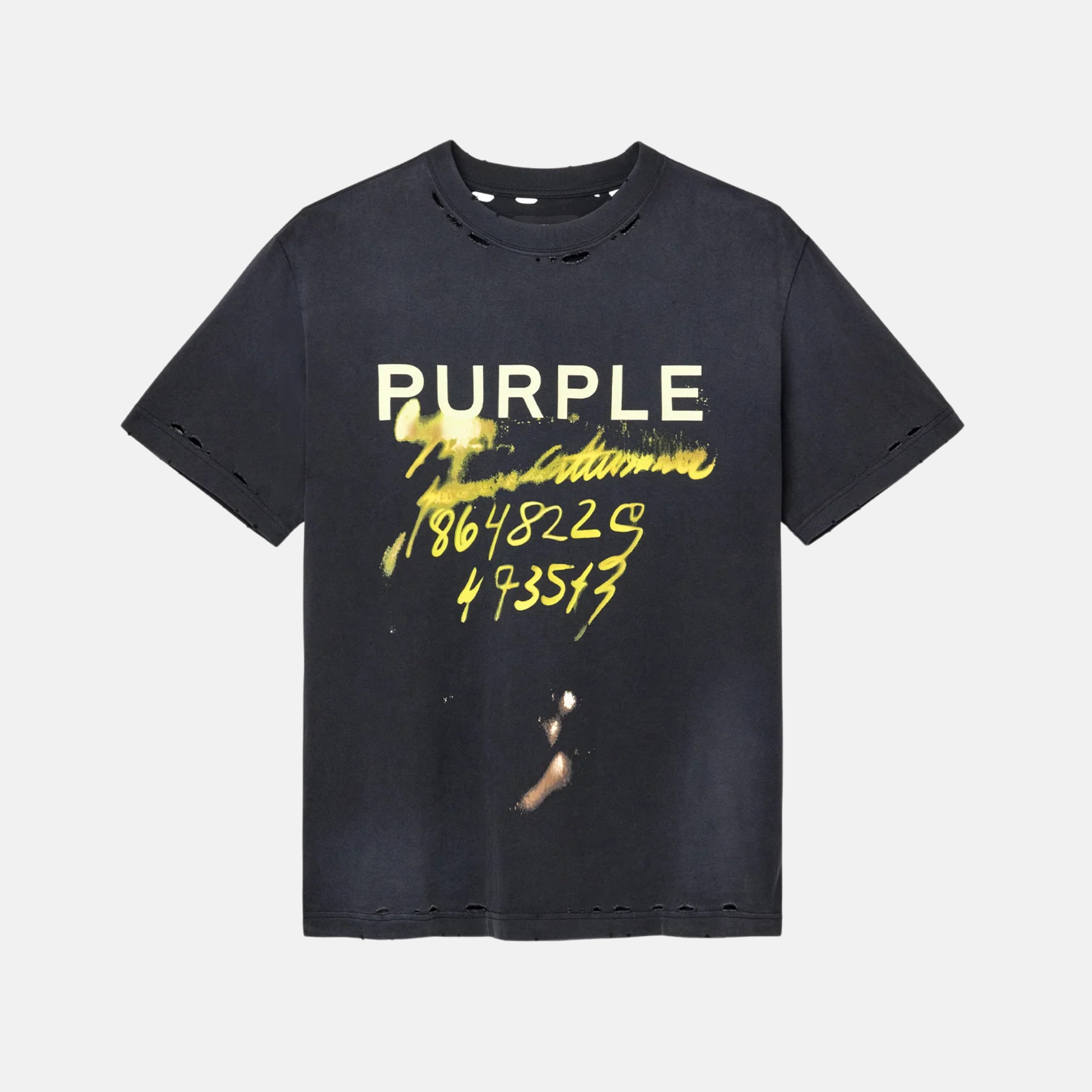 Purple Brand Black Sequence T-Shirt