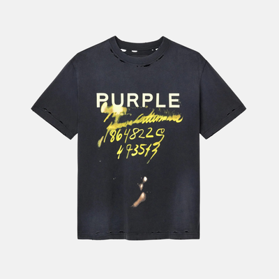 Purple Brand Black Sequence T-Shirt