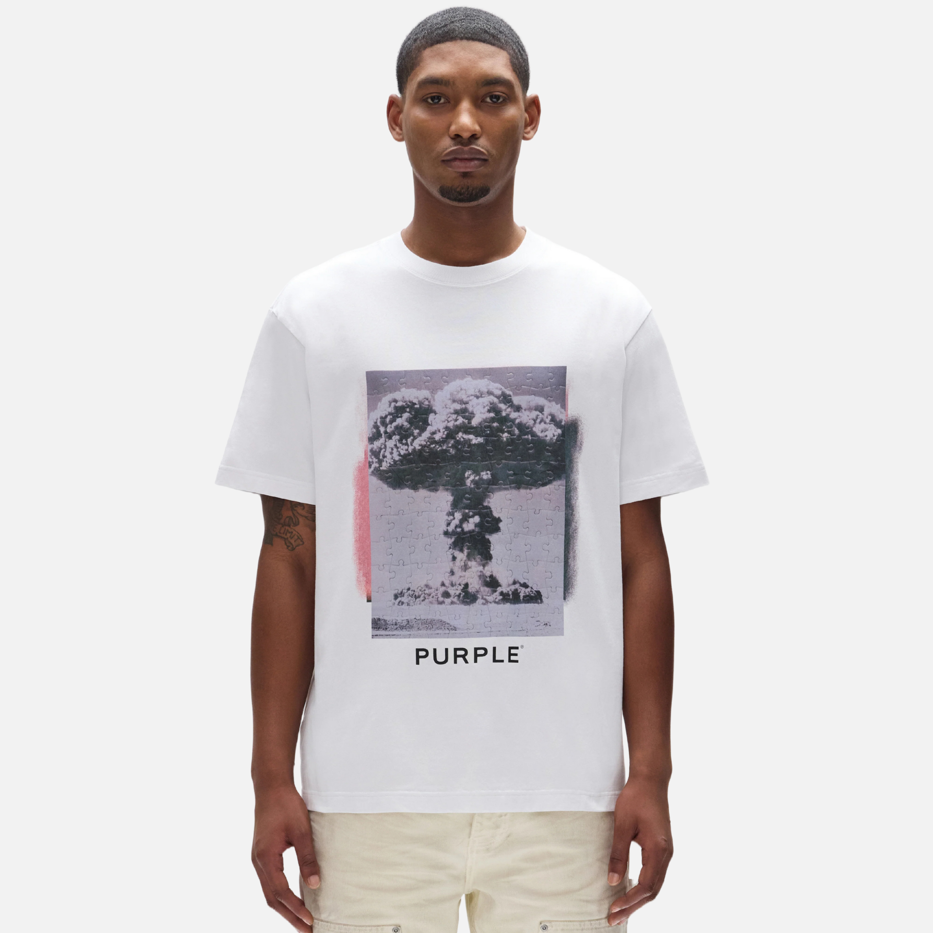 Purple Brand Atomic Puzzle Melt Down T-Shirt – Puffer Reds