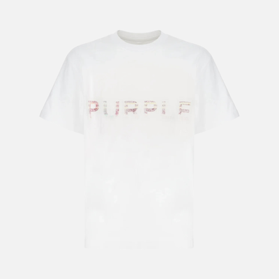 Purple Brand White Stitch T-Shirt