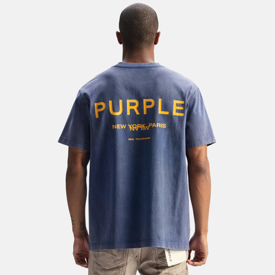 Purple Brand Cities Navy T-Shirt