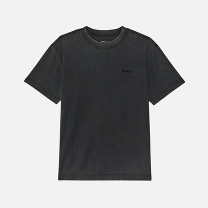 Purple Brand Black Basic Oversized T-Shirt