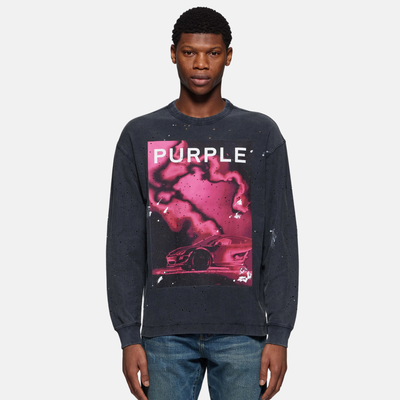 Purple Brand Fireball Buckshot Long Sleeve T-Shirt