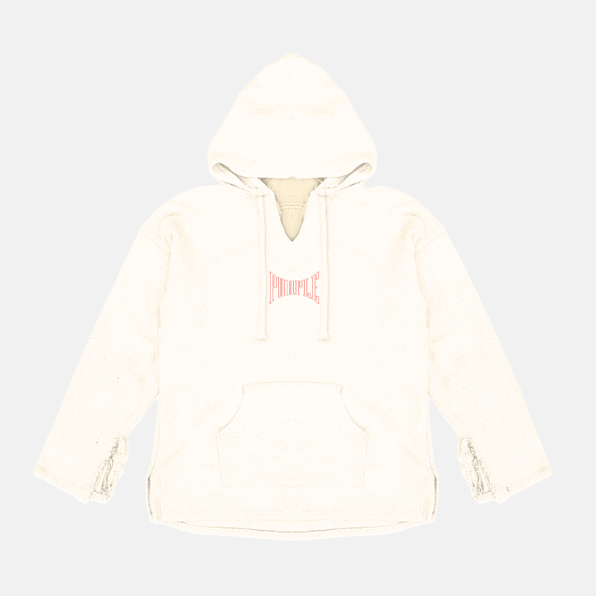 Purple Brand Off White Beach Hoodie