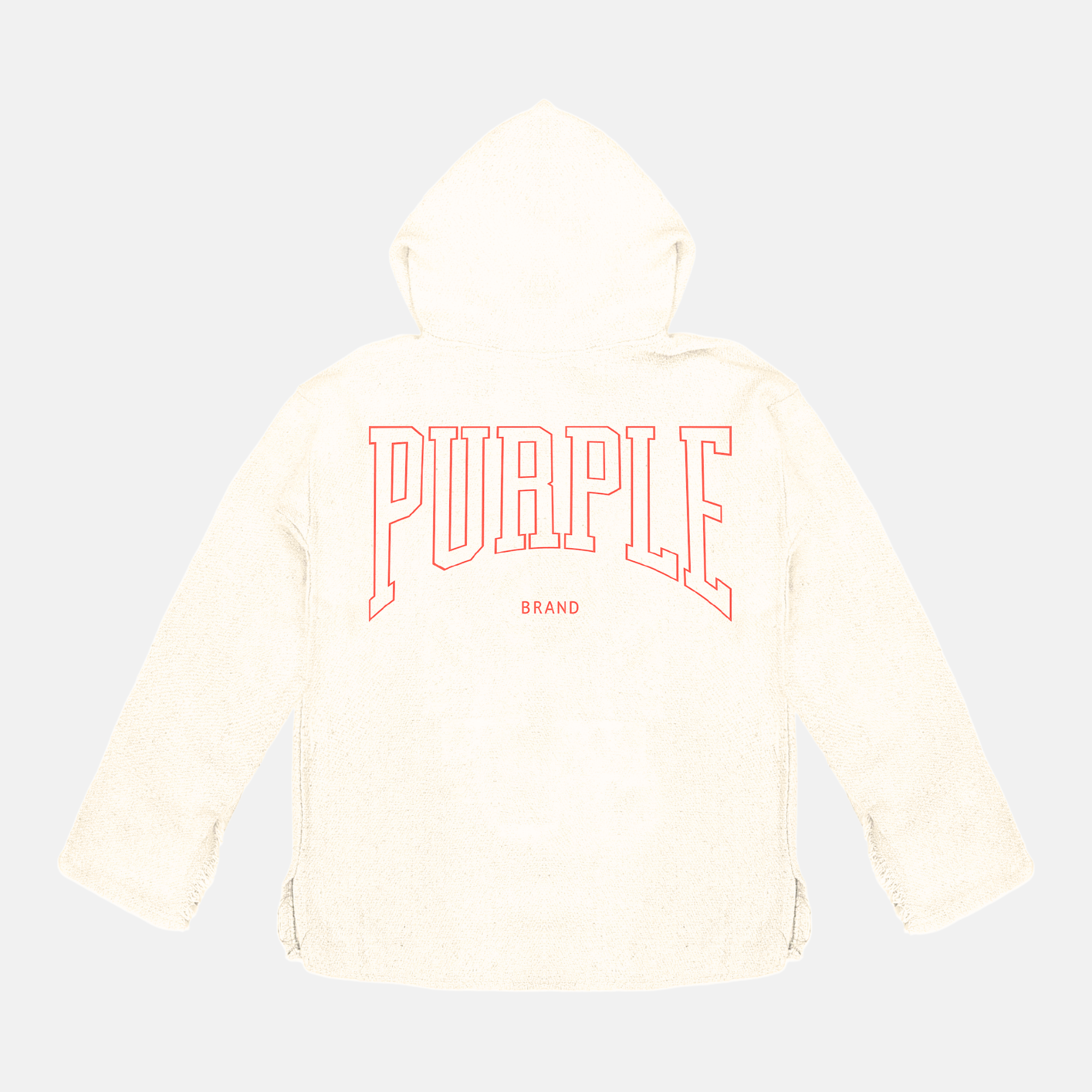 Purple Brand Off White Beach Hoodie