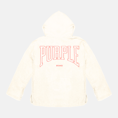 Purple Brand Off White Beach Hoodie