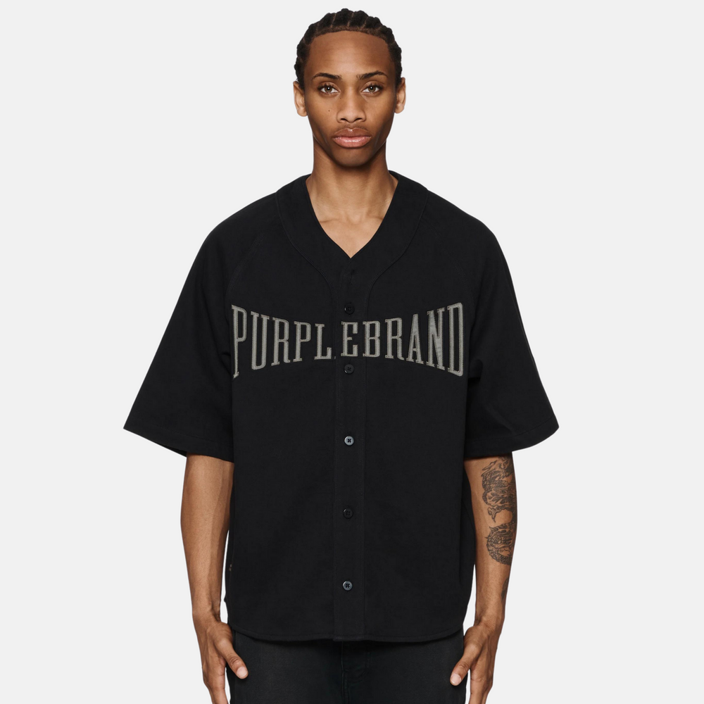 Purple Brand Black Beauty Baseball Shirt
