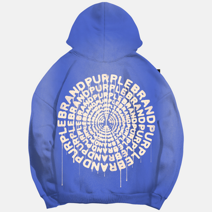 Purple Brand  Victoria Blue Concentric Hoodie