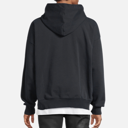 Purple Brand Black Mediumweight Fleece Hoodie