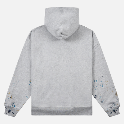 Purple Brand Heather Grey Heavyweight Fleece Hoodie