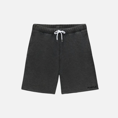 Purple Brand Washed Black Basic Sweatshorts