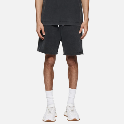 Purple Brand Washed Black Basic Sweatshorts
