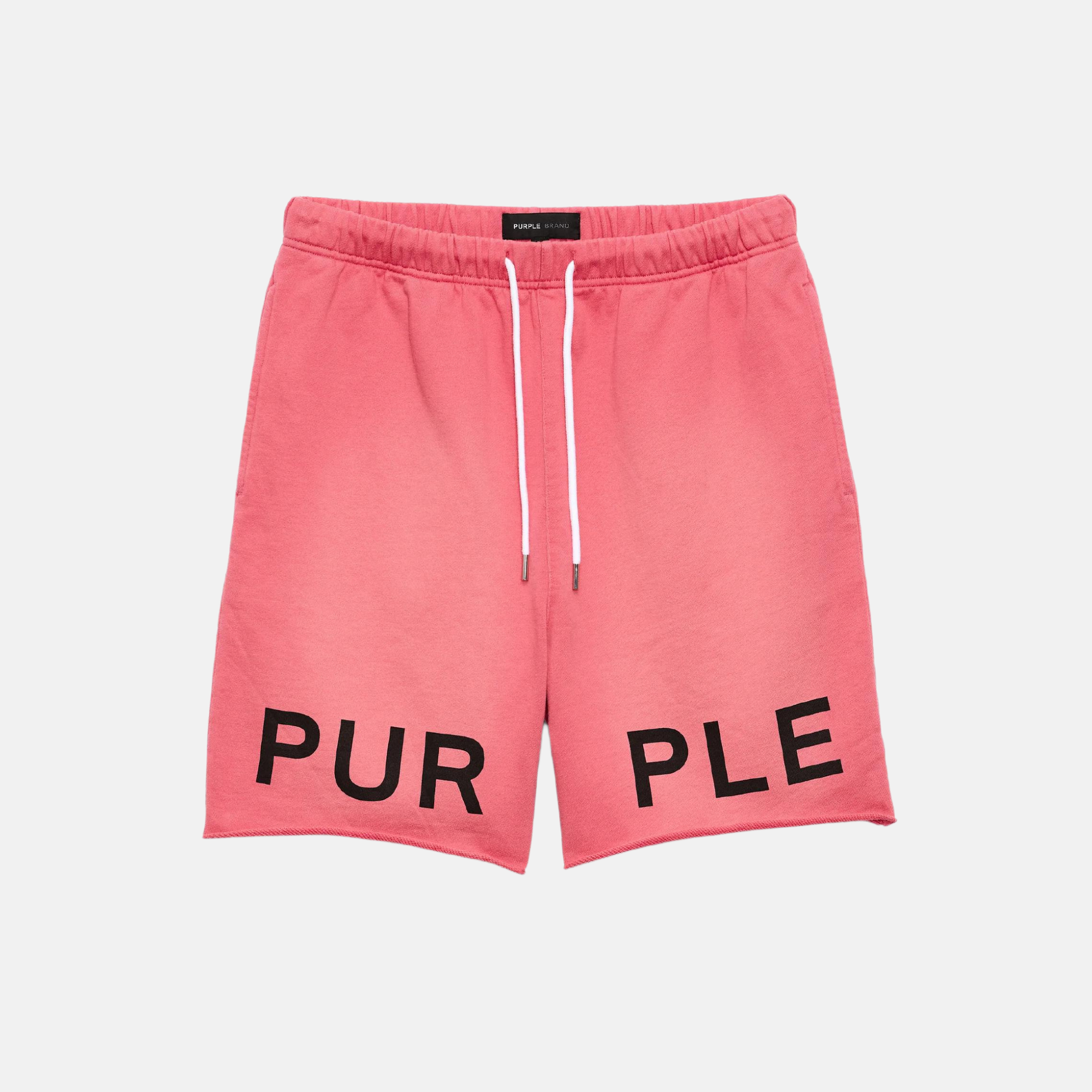 Purple Brand Pink Wordmark Sweatshorts