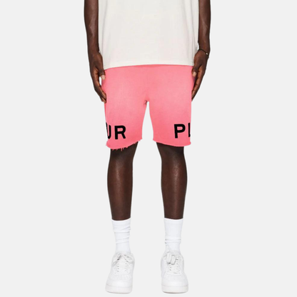 Nike pink sweatshorts best sale