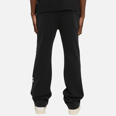 Purple Brand Black Mediumweight Fleece Pants