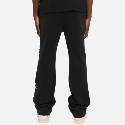 Purple Brand Black Mediumweight Fleece Pants