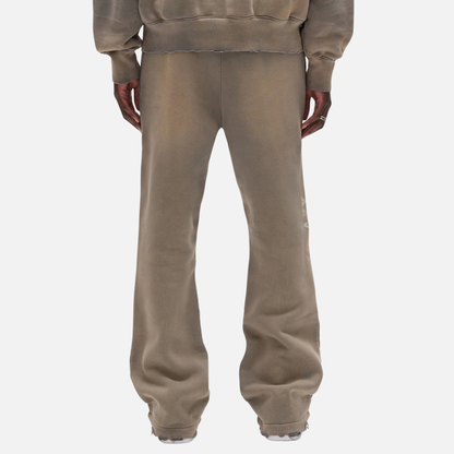 Purple Brand Gray Slab Outline Sweatpants