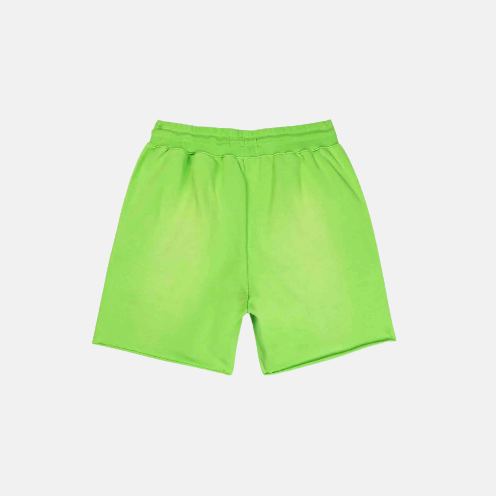 Purple Brand Glitch Fluorescent Green Shorts