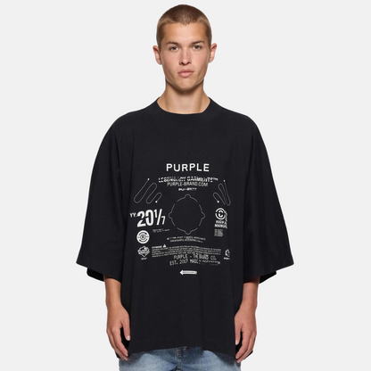 Purple Brand Oversized Blade T-Shirt – Puffer Reds Purple Brand Oversized Blade T-Shirt – Puffer Reds