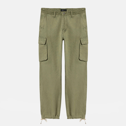 Purple Brand Vintage Green Military Canvas Cargo Pants