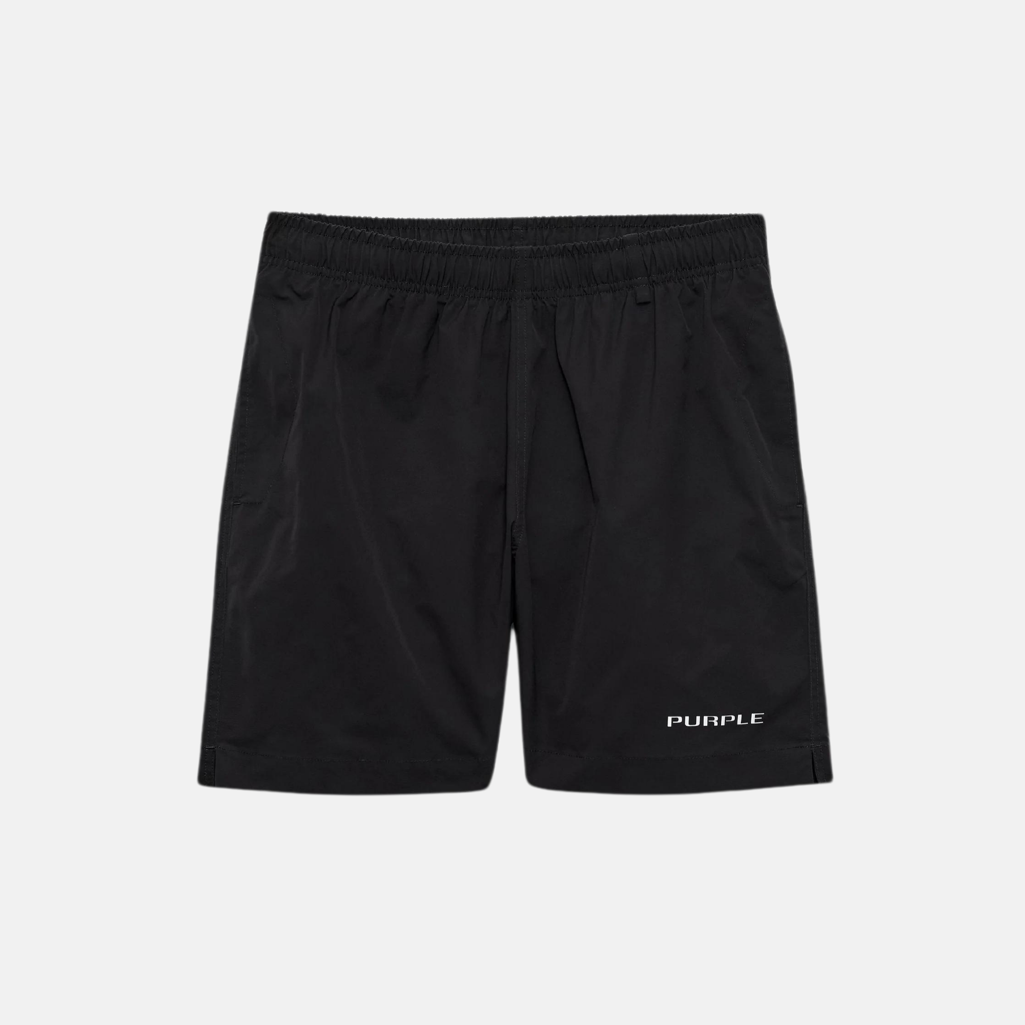 Purple Brand Wordmark All Around Black Shorts