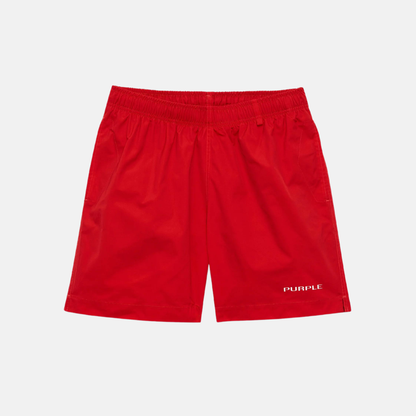 Purple Brand Wordmark All Around Red Shorts