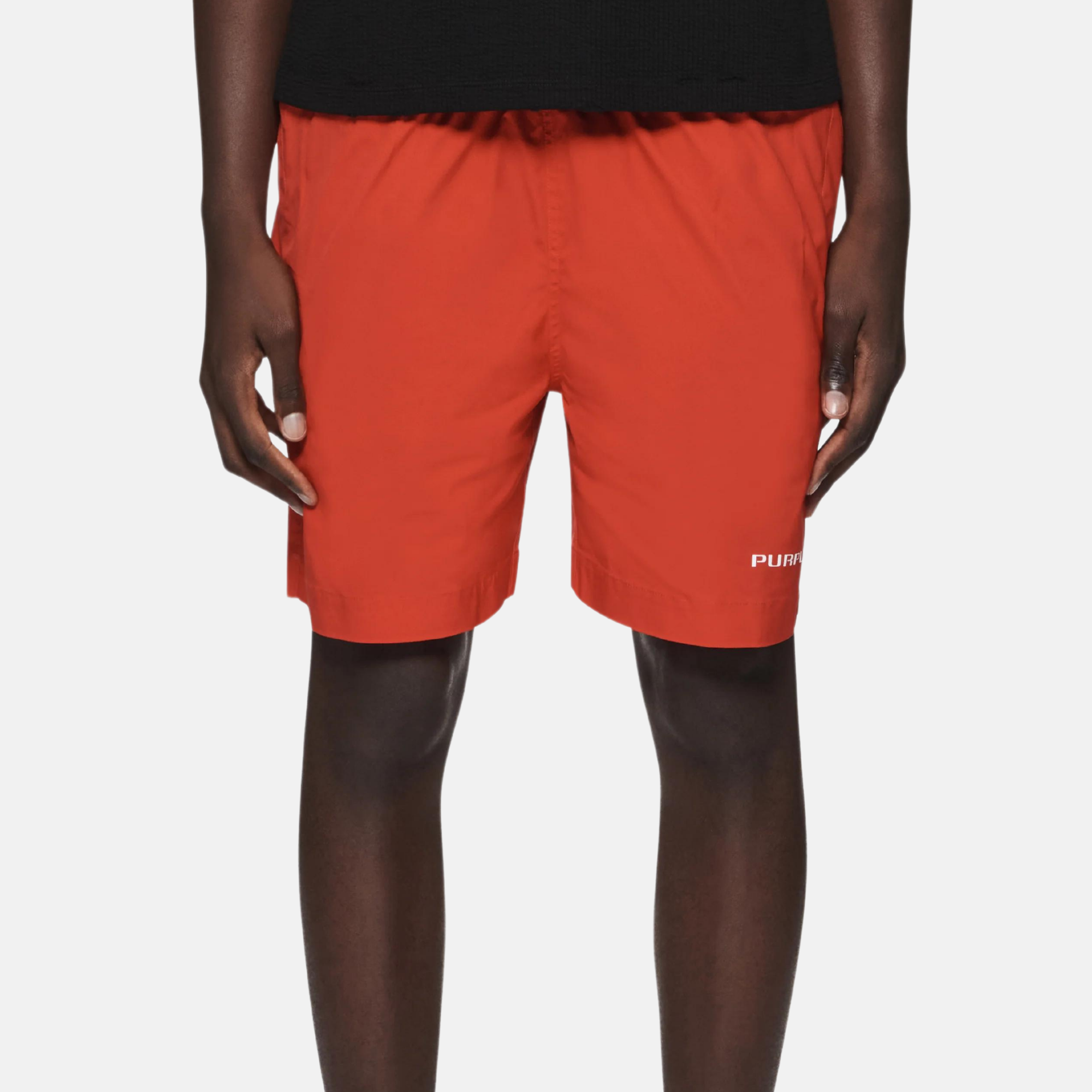 Purple Brand Wordmark All Around Red Shorts