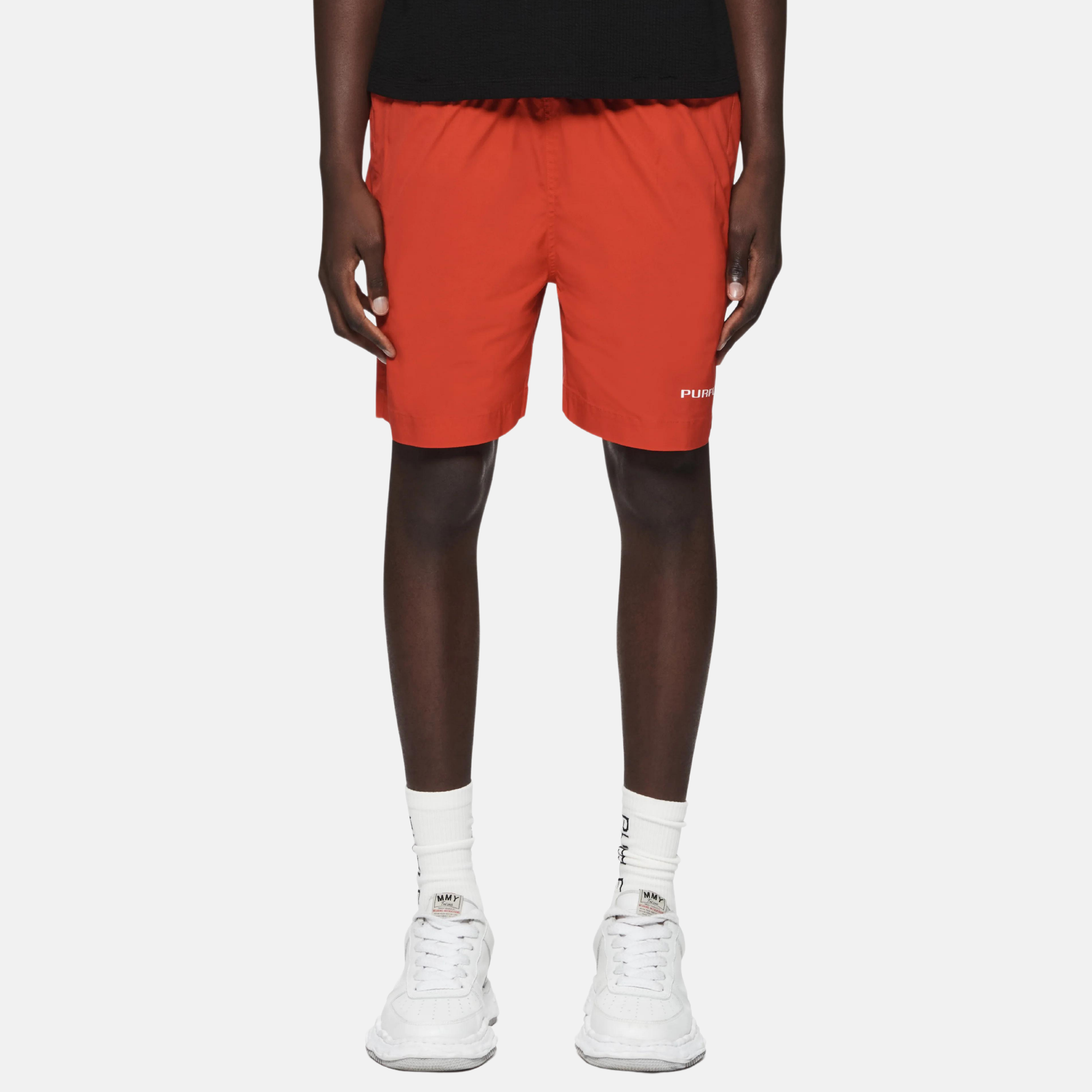 Purple Brand Wordmark All Around Red Shorts