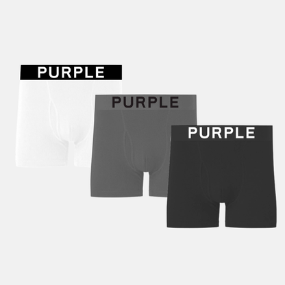 Purple Brand 3 Pack Multi-Color Boxer Briefs