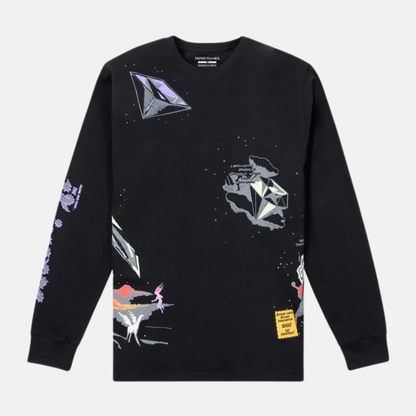 Paper Planes Black Beyond Limits Long Sleeve T-Shirt