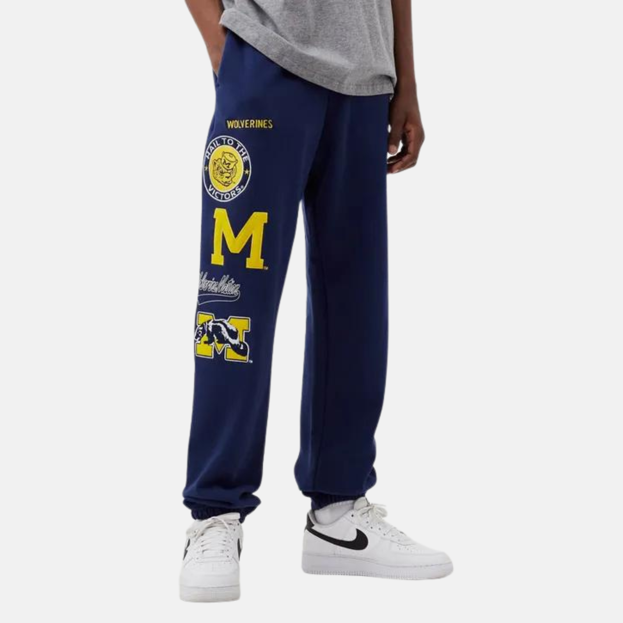 Mitchell & Ness NCAA City Collection University of Michigan Fleece Pants