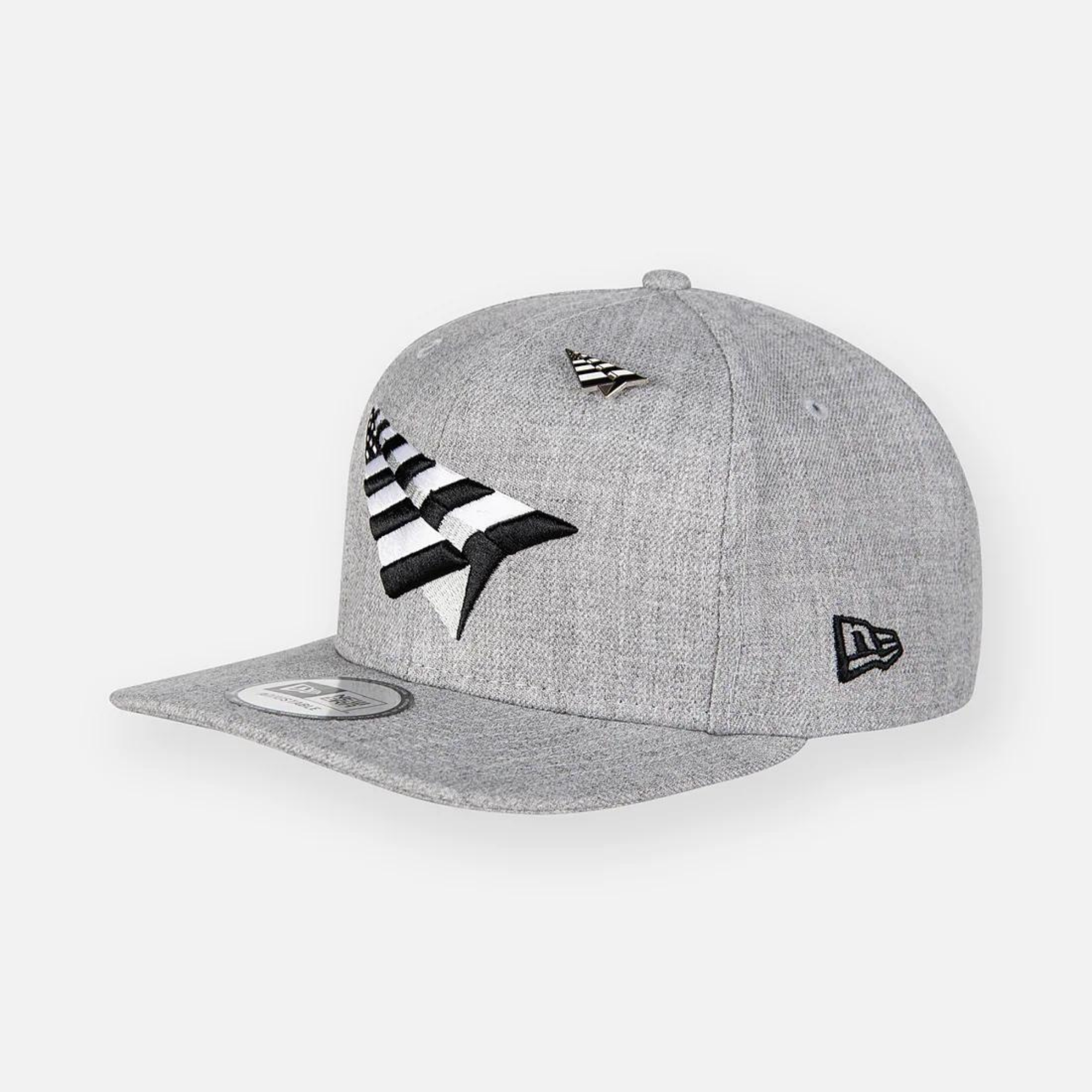 Paper Planes Grey Boy Crown Old School Snapback Hat