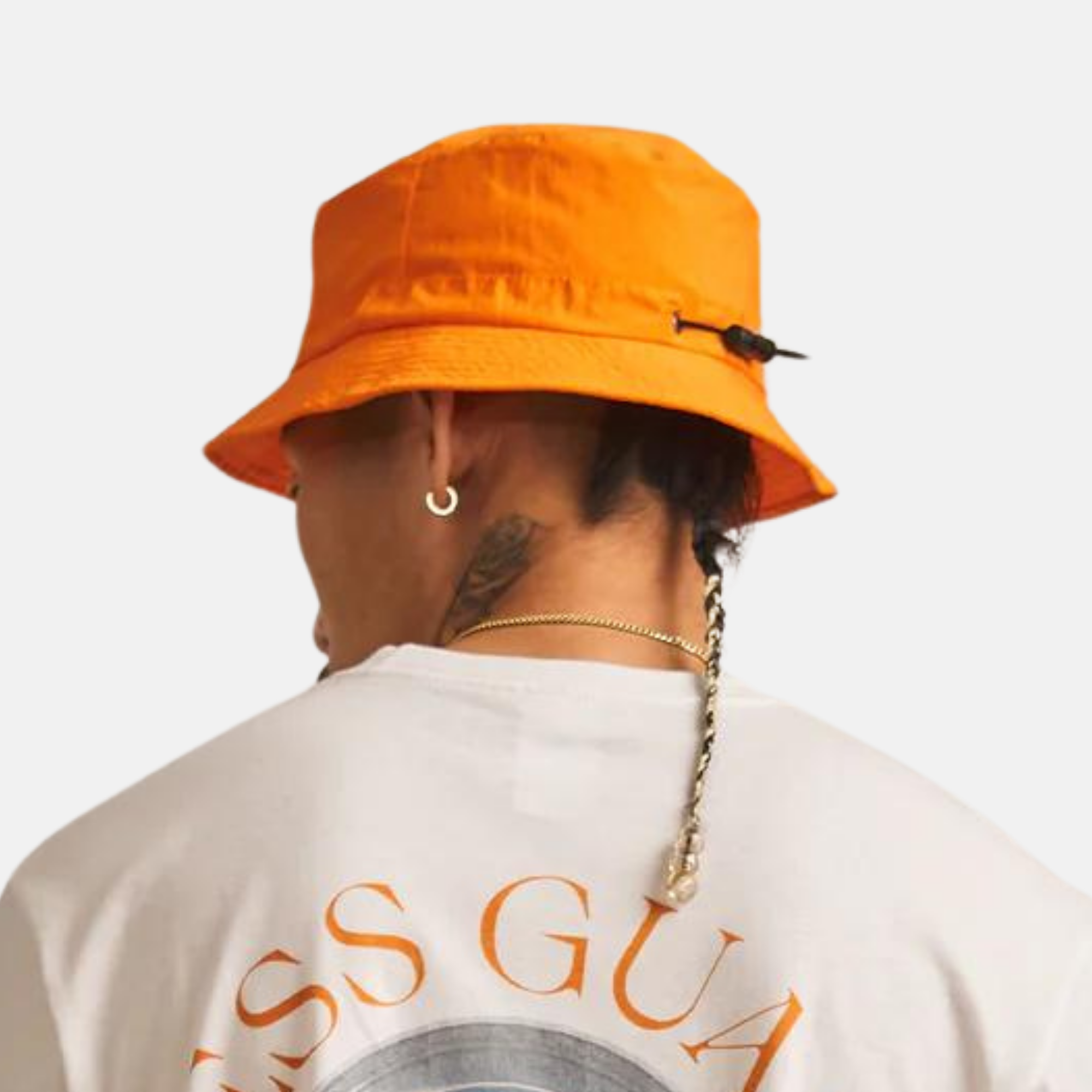 Paper Planes Orange Packable Bucket Hat