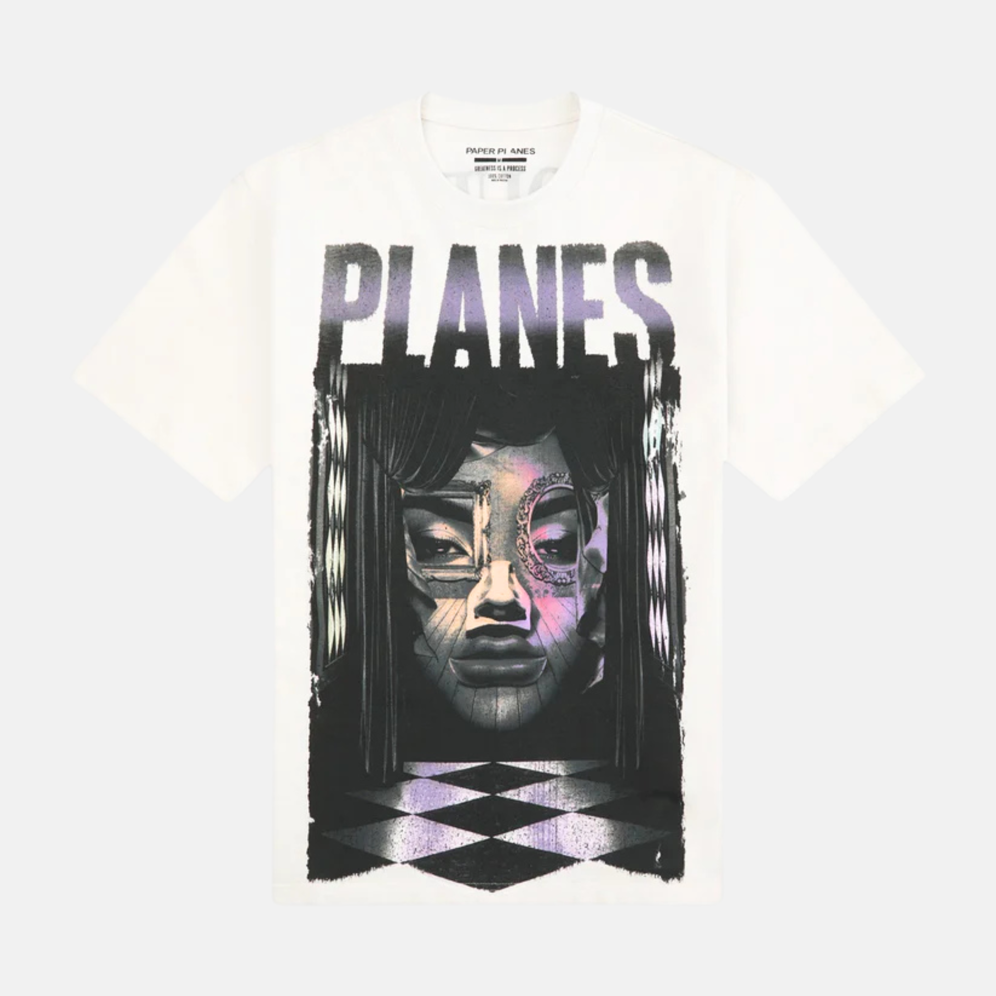 Paper Planes Surrealist Face T-Shirt