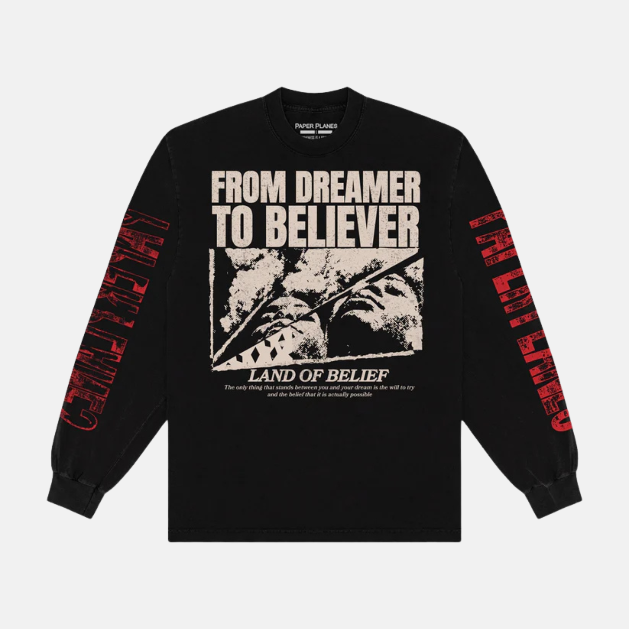 Paper Planes Dreamer To Believer Long Sleeve T-Shirt